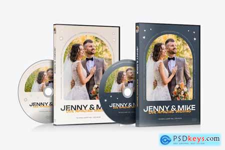Wedding DVD Cover Artwork with Disc Label