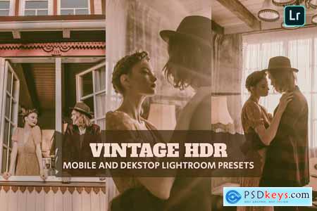 Vintage HDR Lightroom Presets Dekstop and Mobile