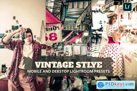 Vintage Style Lightroom Presets Dekstop and Mobile