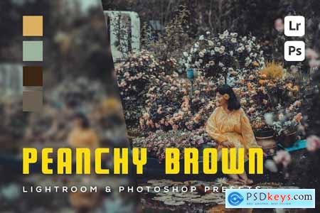 6 Peanchy Brown Lightroom and Photoshop Presets