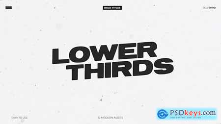 Modern Lower Thirds 48112500