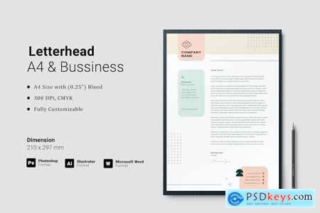 Letterhead Template S8LUP2P