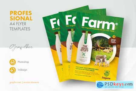 Organic Farm Flyer Templates