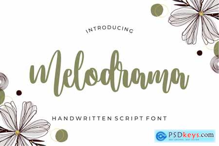 Melodrama Script Font