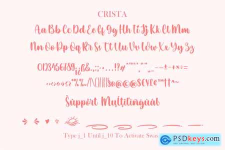 Crista Script Font