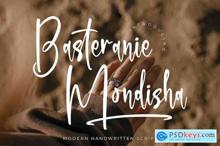 Basteranie Mondisha Modern Handwritten Script