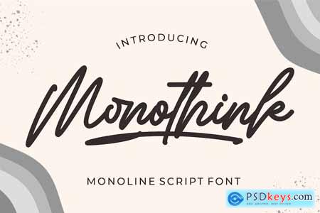 Monothink Script Font