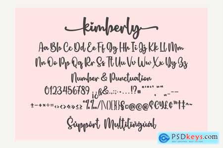 Kimberly Script Font