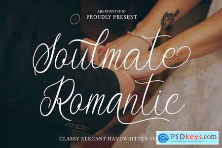 Soulmate Romantic - Elegant Calligraphy Font