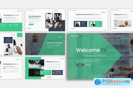 Creative Resume Powerpoint Template