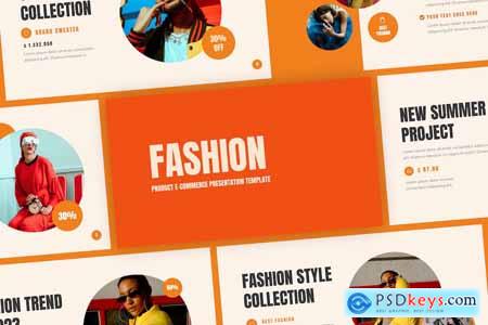 Fashion Product E-Commerce PowerPoint Template
