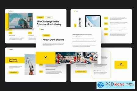 Construction Pitch Deck PowerPoint KF44ZNJ