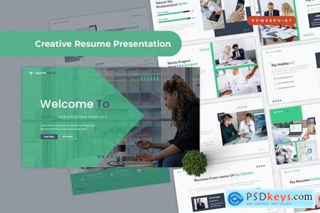 Creative Resume Powerpoint Template