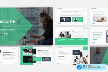 Creative Resume Powerpoint Template