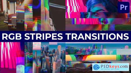 RGB Stripes Transitions for Premiere Pro 47992706