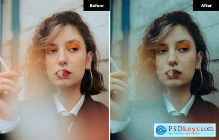 Black and Orange Lightroom and Photoshop Presets