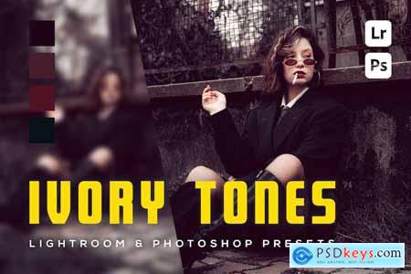 6 Ivory tones Lightroom and Photoshop Presets