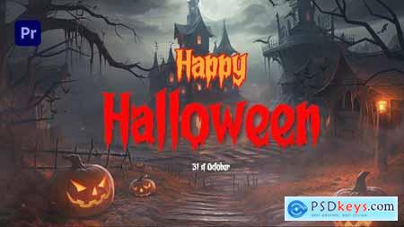 Happy Halloween Intro MOGRT 47910372