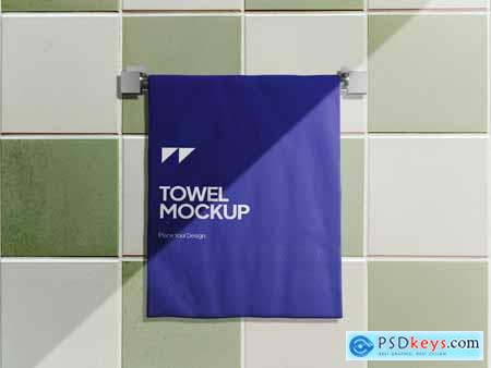Hanging Towel Mockup