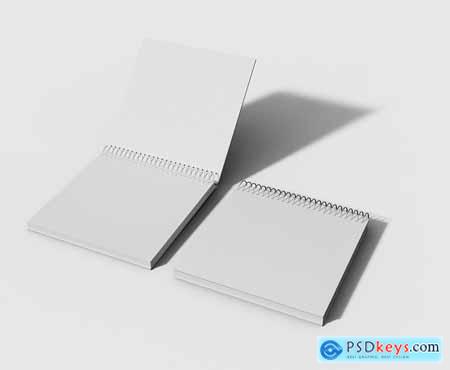 Spiral Notebook Mockup SSRVTJF