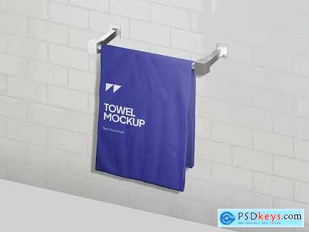 Hanging Towel Mockup