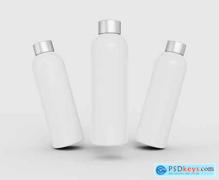 Stainless Steel Bottles Mockup 69MAXJU