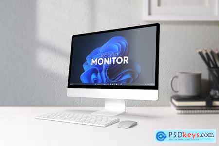 Desktop Monitor Mockup