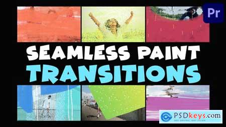 Seamless Paint Transitions Premiere Pro MOGRT 47936983