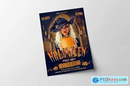 Halloween Party Flyer TZ9F35T