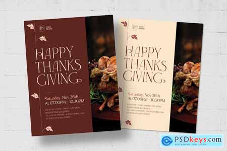 Thanksgiving Flyer Template