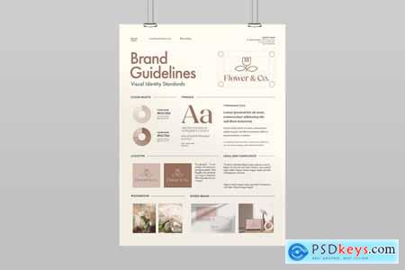 Brand Guidelines Poster Template T8RKN7Q