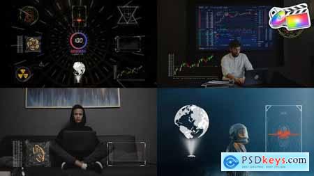 Digital Futuristic Interface Pack for FCPX 48052563