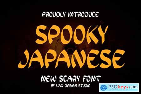 SPOOKY JAPANESE - Horror Font