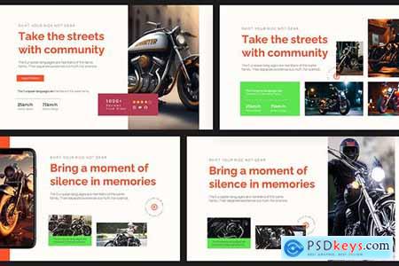 Motor Rider Powerpoint Template