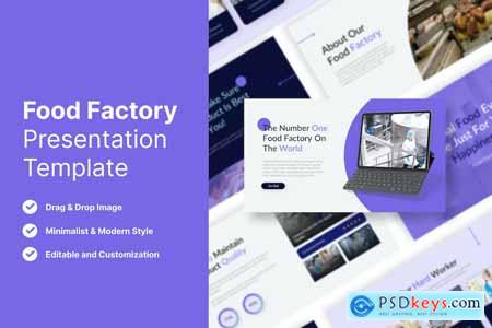 Food Factory Powerpoint Template