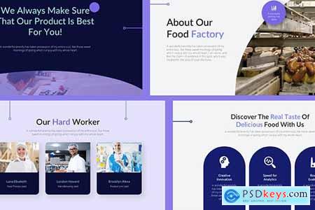 Food Factory Powerpoint Template