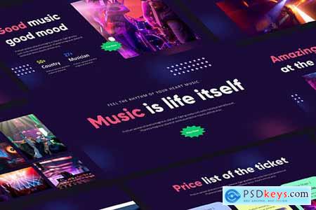 Music Powerpoint Template