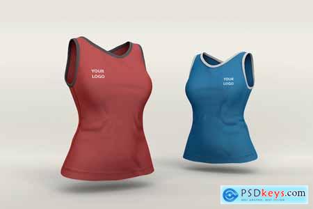 Women's Tank Top Mockups MPUWELV