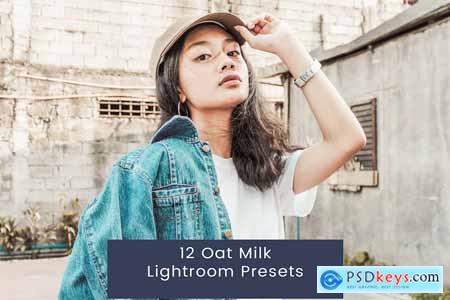 12 Oat Milk Lightroom Presets