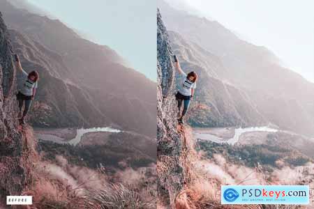 12 Hiking Premium Lightroom Presets