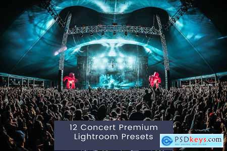 12 Concert Premium Lightroom Presets