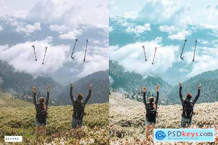 12 Hiking Premium Lightroom Presets