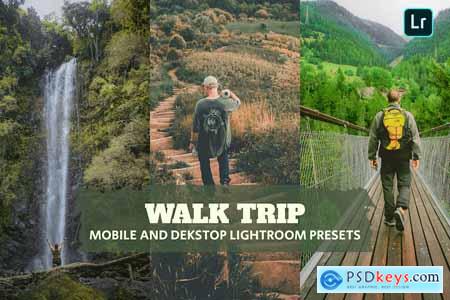 Walk Trip Lightroom Presets Dekstop and Mobile
