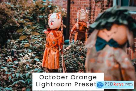 October Orange Lightroom Presets