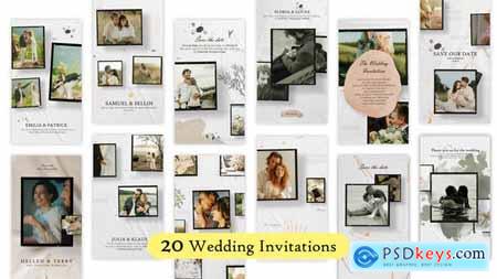 20 Glamorous Wedding Invitation Reels and Stories 48199304