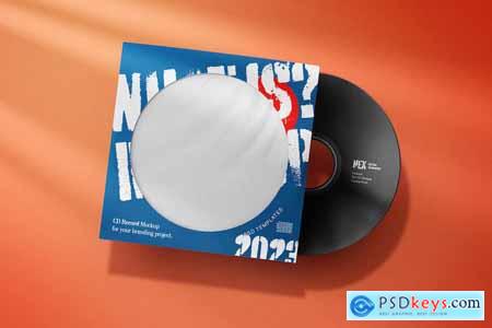 CD Record Mockup