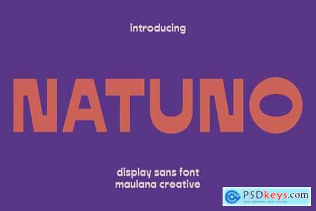 Natuno Reverse Contrast Display Sans Font