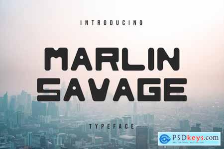 Marlin Savage Awesome Typeface