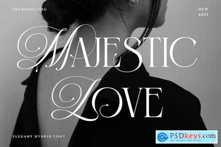 Majestic Love Beautiful Hybrid Serif Font