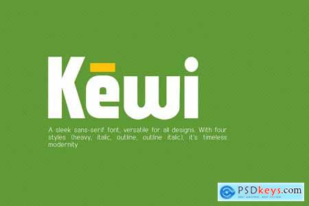 Kewi - Modern Sans Serif